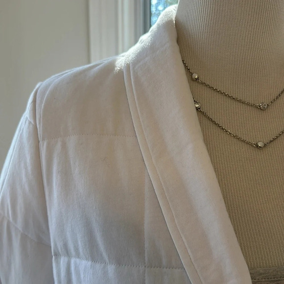 Eileen Fisher Cropped Quilted Organic cotton Jacket, Size Small, Like New - Picture 3 of 7